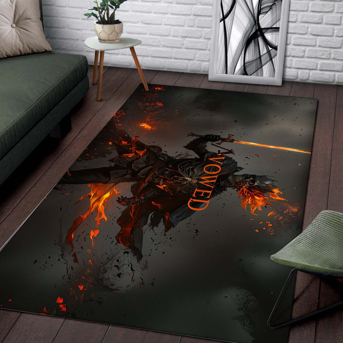 Avowed Fire Effect Teppich 2