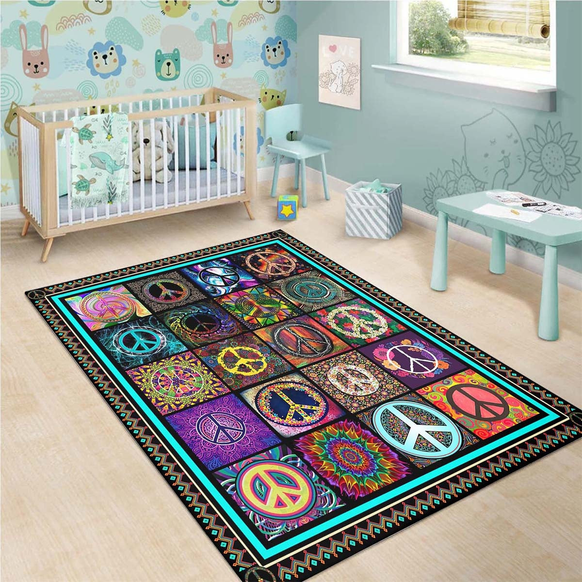 Awesome Hippie Teppich