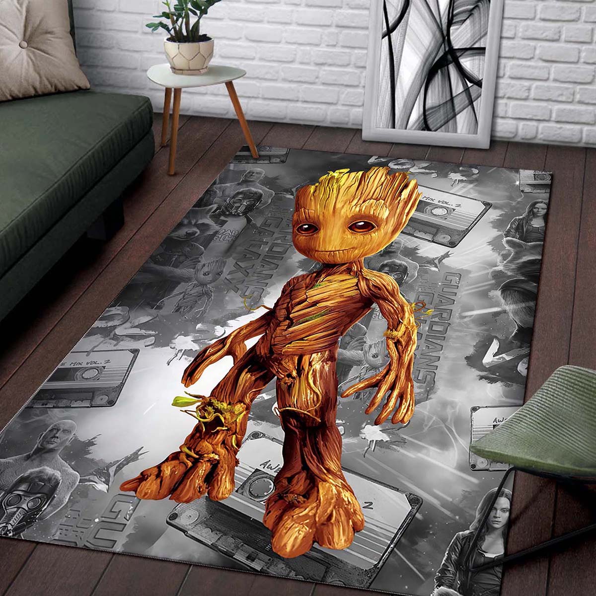Baby Groot Avengers Marvel Teppich 2