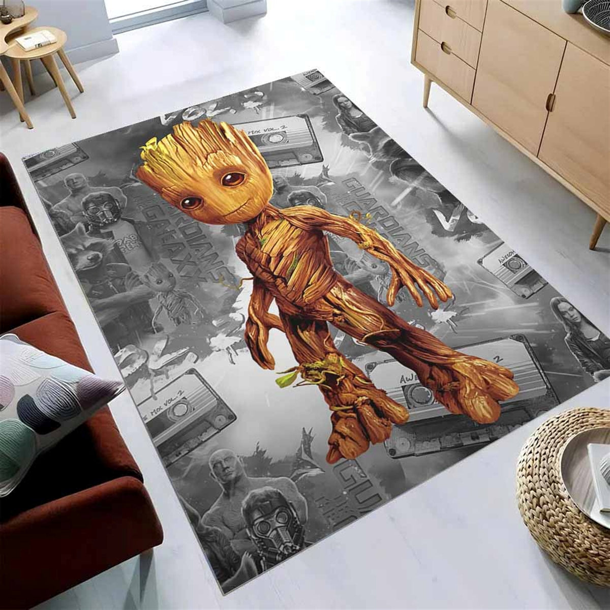 Baby Groot Avengers Marvel Teppich