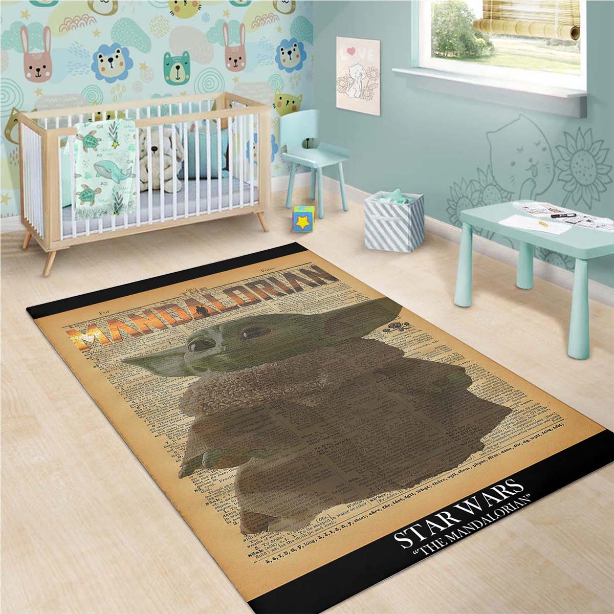 Baby Yoda The Mandalorian 2 Teppich 3