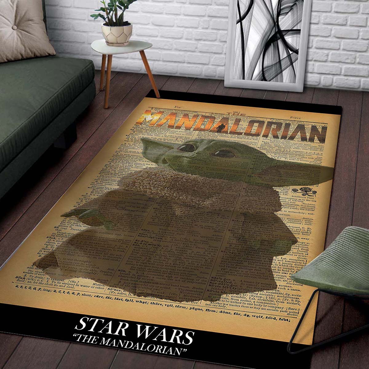 Baby Yoda The Mandalorian 2 Teppich 2