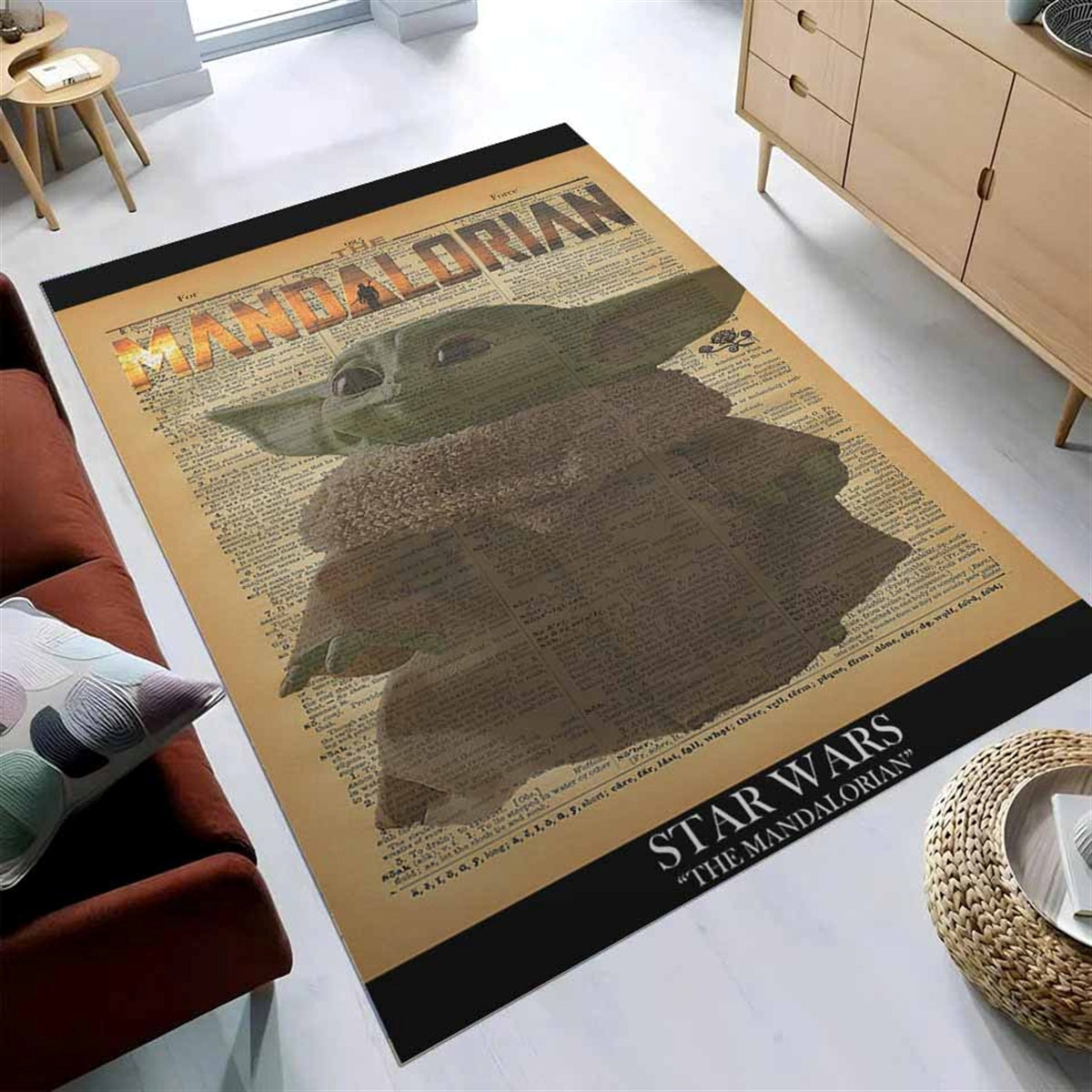 Baby Yoda The Mandalorian 2 Teppich