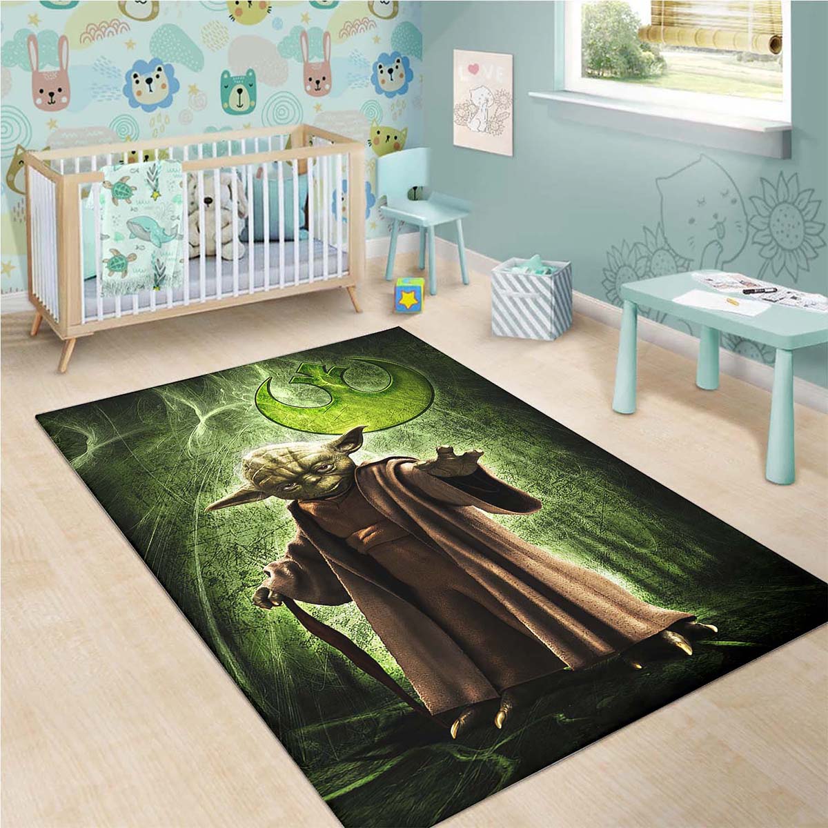 Baby Yoda The Mandalorian Teppich 3
