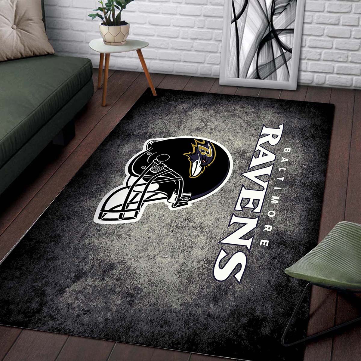 Baltimore Ravens Fuballmannschaft Verzweifelt Teppich 2