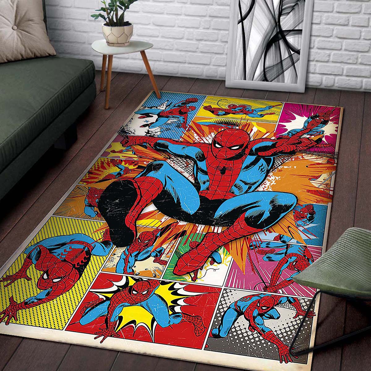 Bandes Dessines Spiderman Marvel Teppich 2