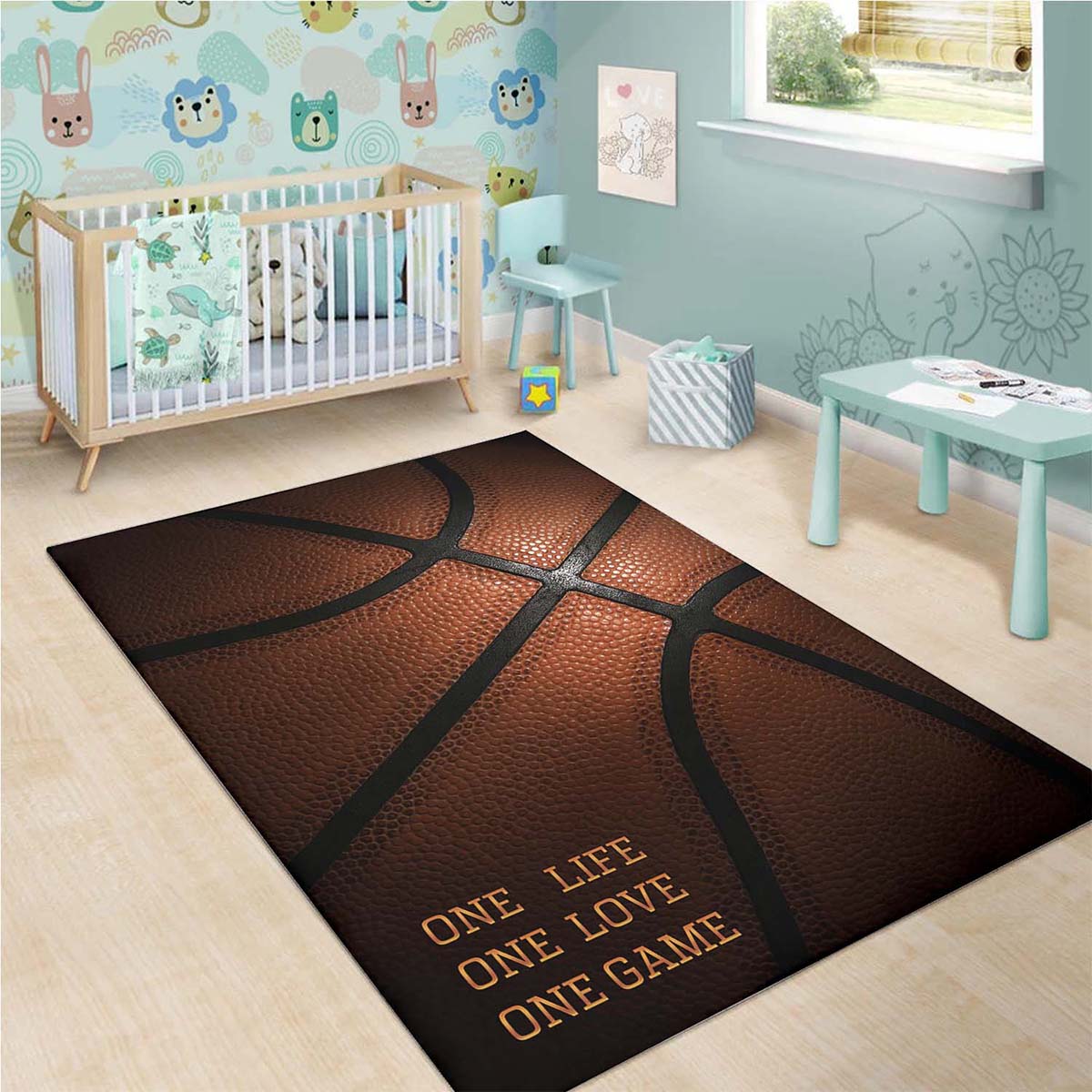 Basketball Qn150807m Teppich 3