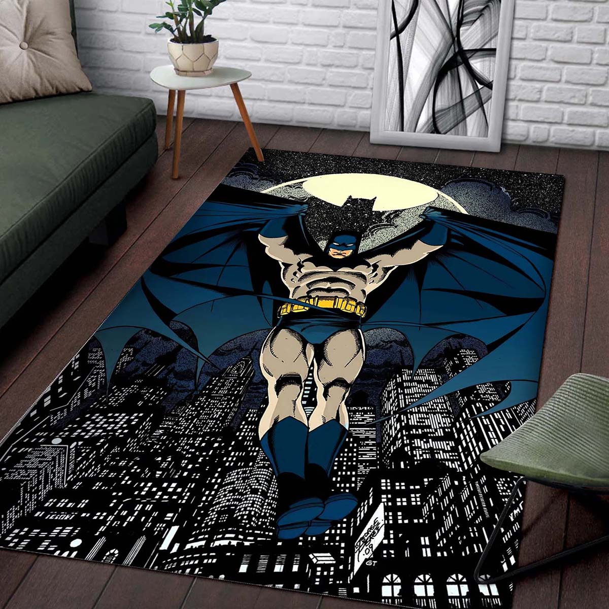 Batman Dark Night Dc Comics Fan Gift Teppich 2
