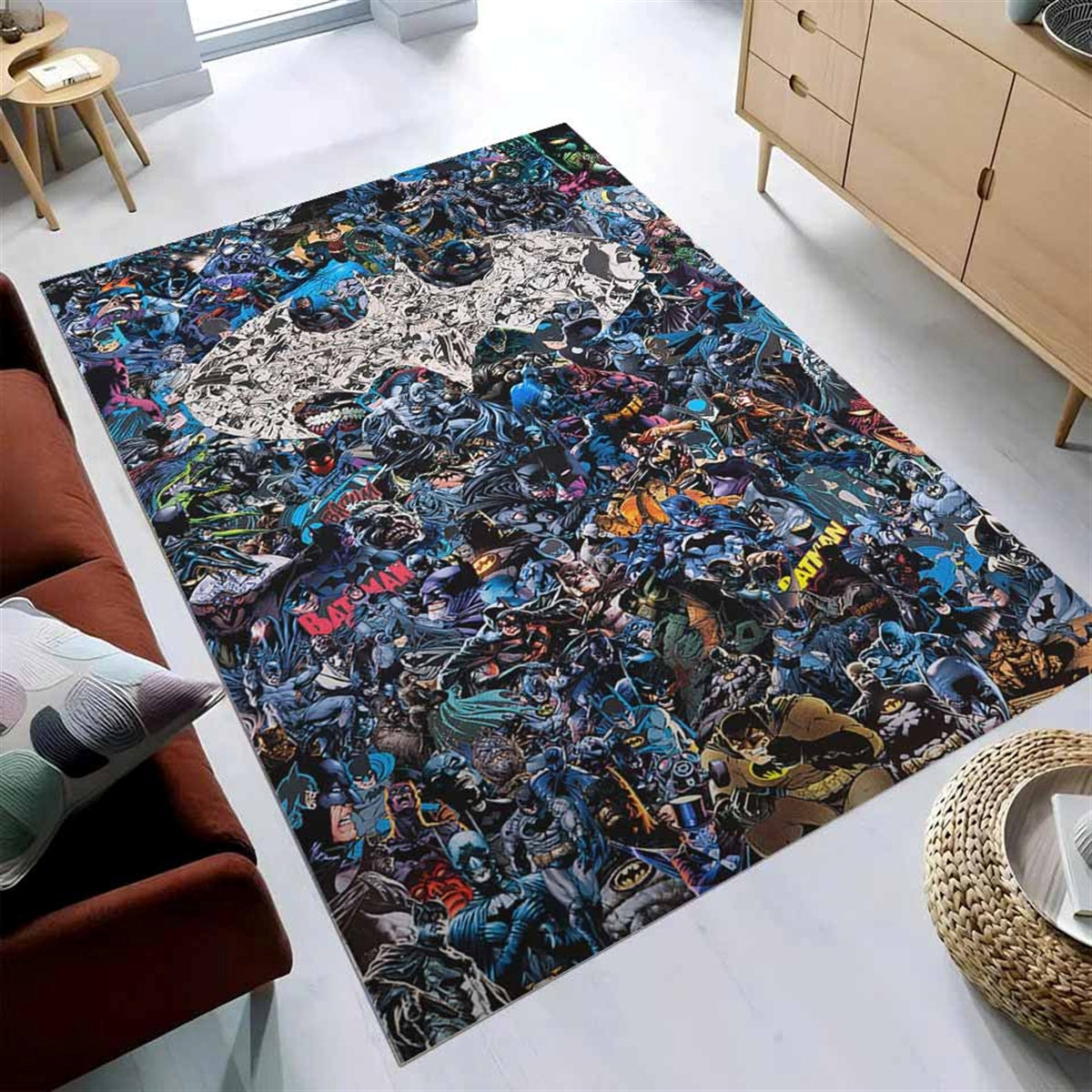 Batman Dc Movies Bedroom Teppich