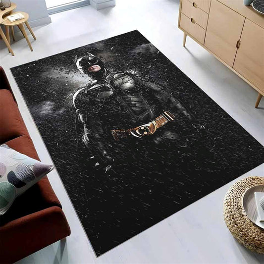 Batman Dunkle Nacht Im Regen Teppich