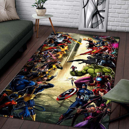 Battle Xmen Gegen Avengers Teppich 2