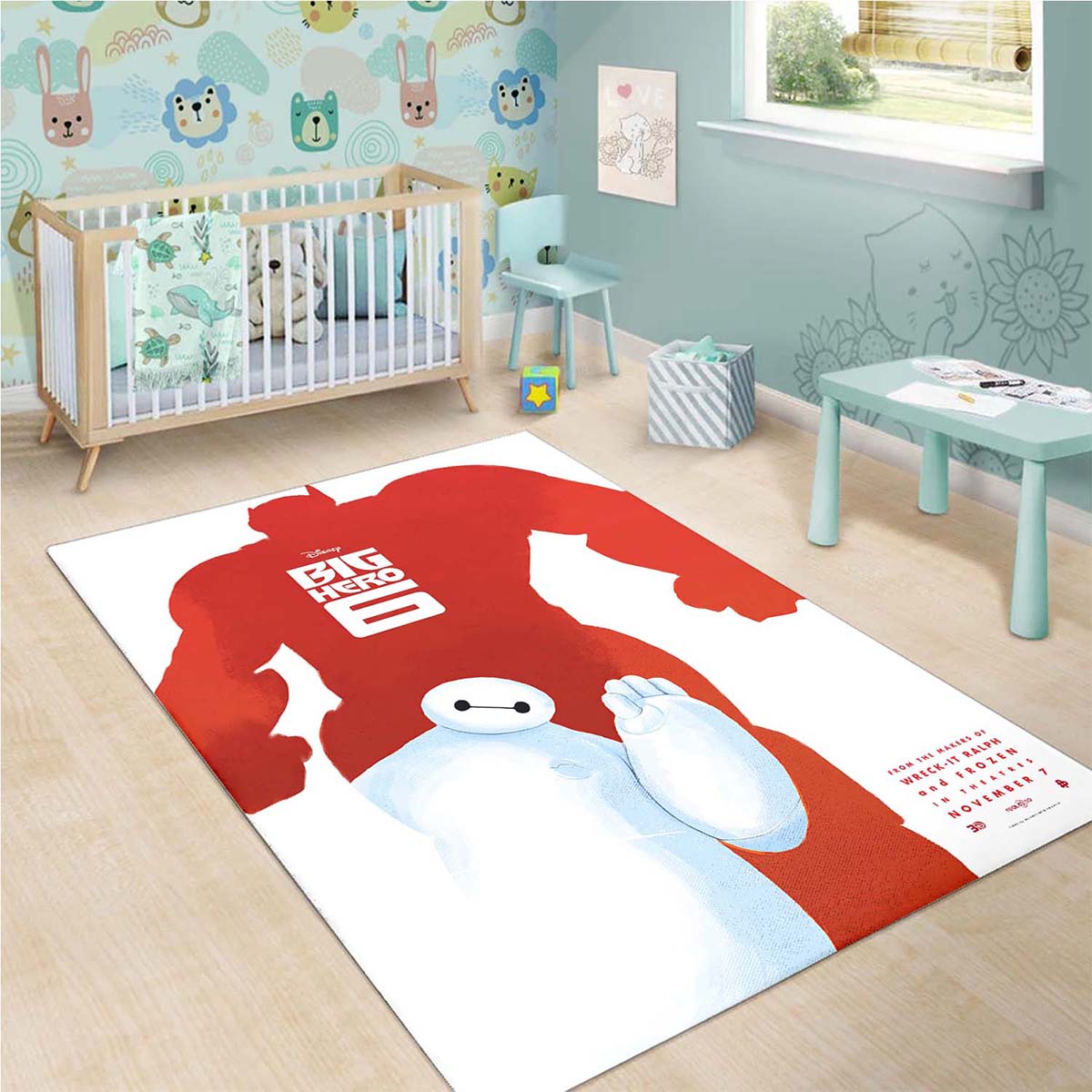 Baymax Big Hero 6 Disney Movies Teppich 3