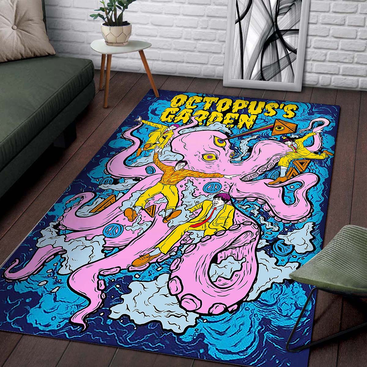 Beatles Octopus Garden Rock Music Band The Legend Teppich 2