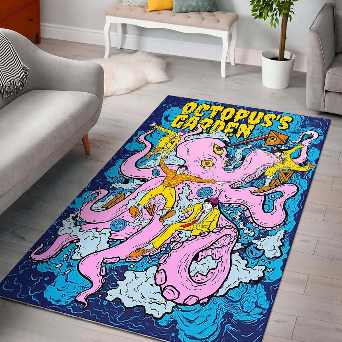Beatles Octopus Garden Rock Music Band The Legend Teppich