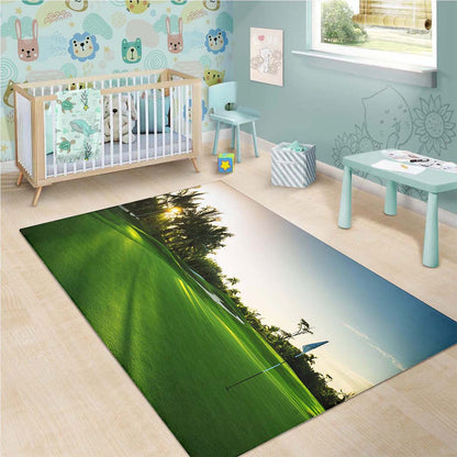 Beautiful_golf_course_painting Teppich 3