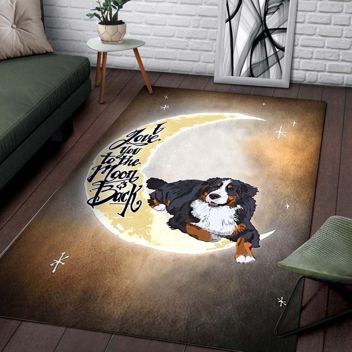 Bernese Mountain Dog De300901 Teppich 2