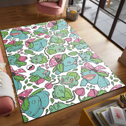 Bisaflor Bisaknosp Bisasam Pokmon Venusaur Ivysaur Bulbasaur Pokemon Teppich 2