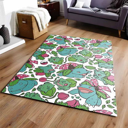 Bisaflor Bisaknosp Bisasam Pokmon Venusaur Ivysaur Bulbasaur Pokemon Teppich