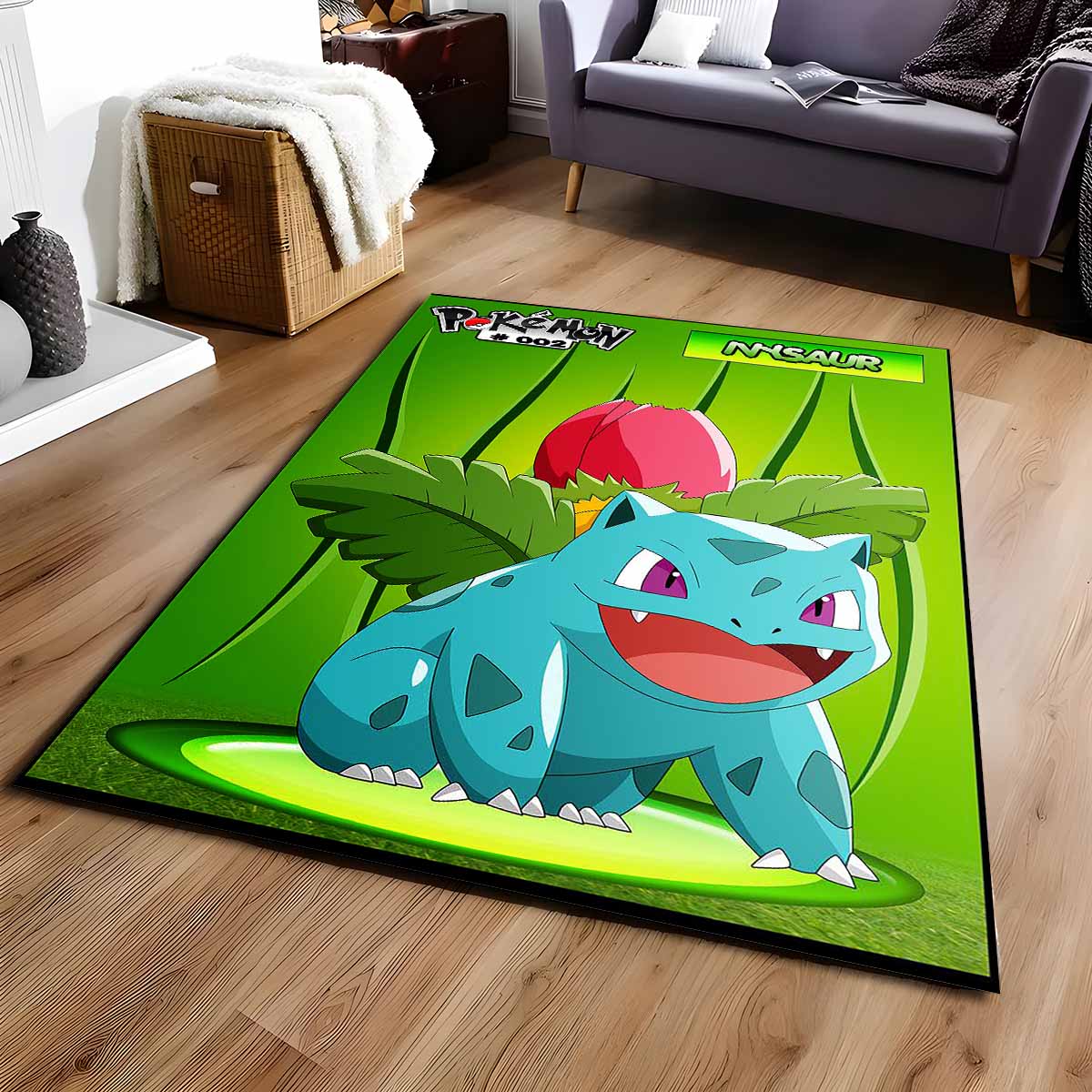 Bisaknosp Bisasam Pokmon Ivysaur Bulbasaur Pokemon 5 Teppich
