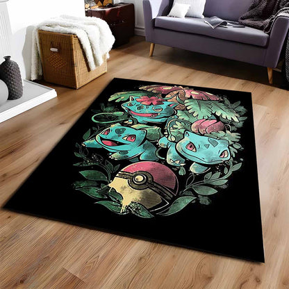 Bisasam Pflanzegift Pokmon Teppich