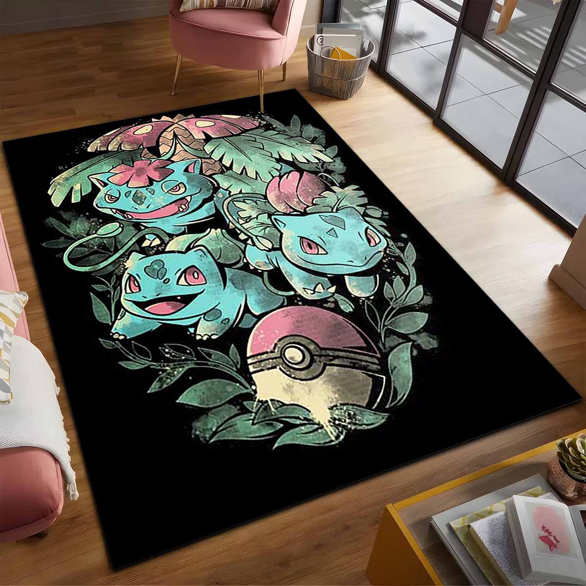 Bisasam Pflanzegift Pokmon Teppich 2