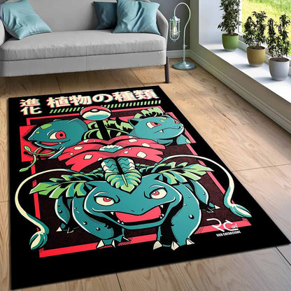 Bisasam Pflanzen-pokmon 2 Teppich 3