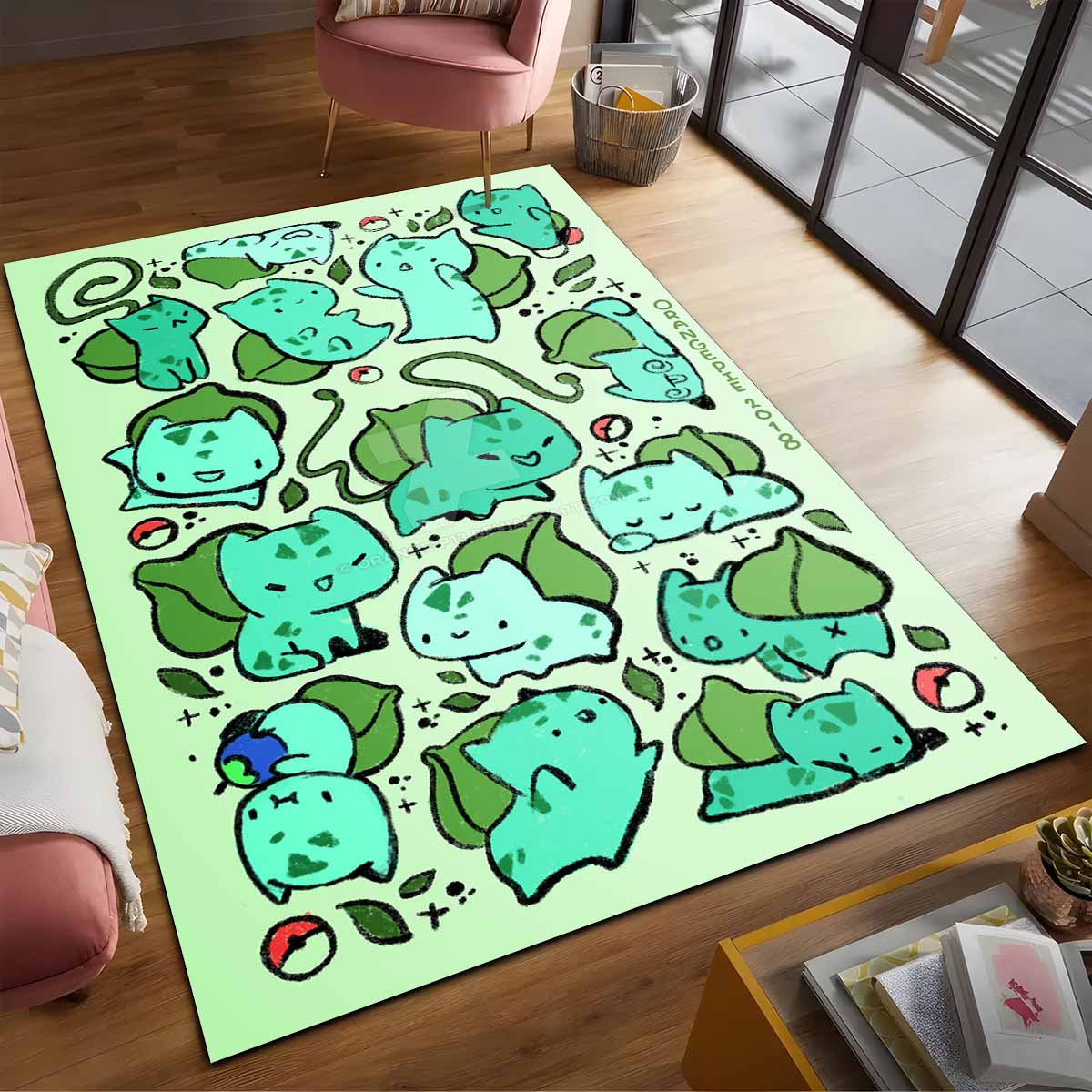 Bisasam Pokmon Bulbasaur Pokemon Teppich 2