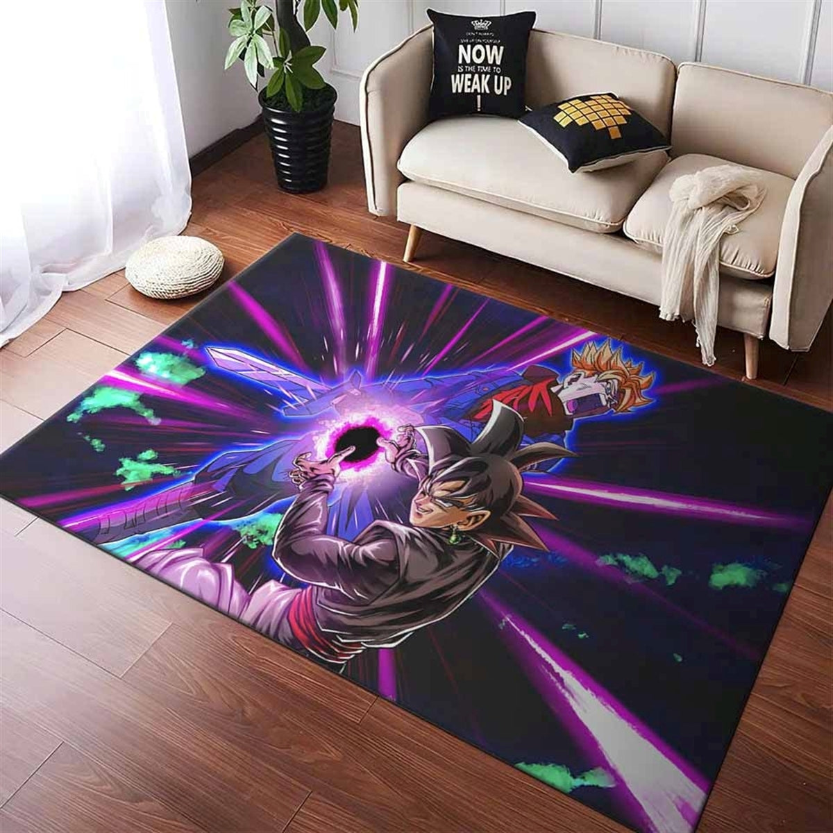 Black Goku And Trunks Dragon Ball Super Teppich