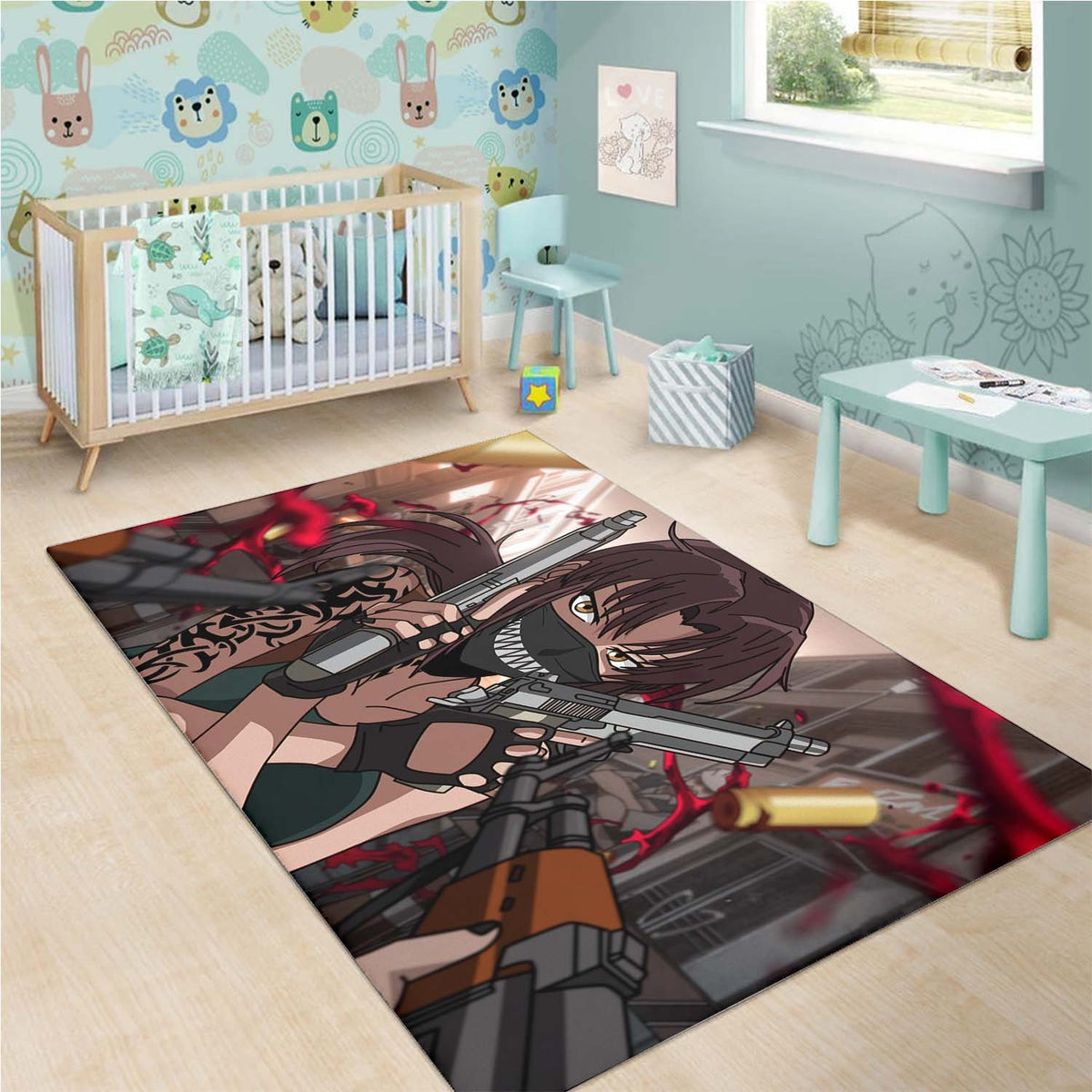Black Lagoon Revy 5K Teppich