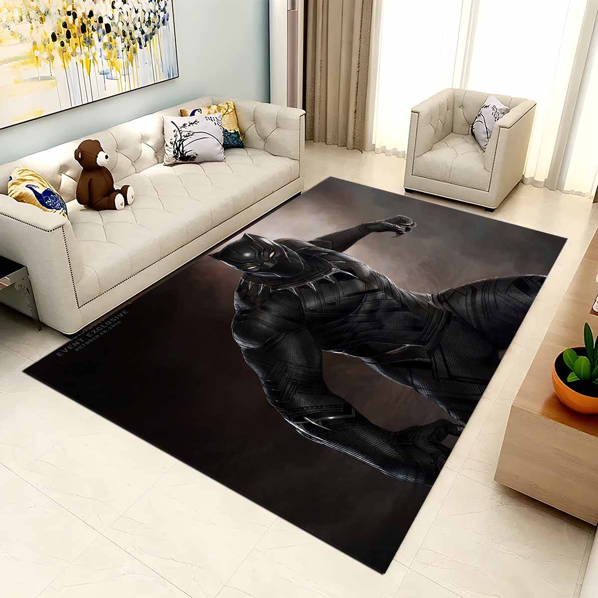 Black Panther Marvel 1002 Teppich 2