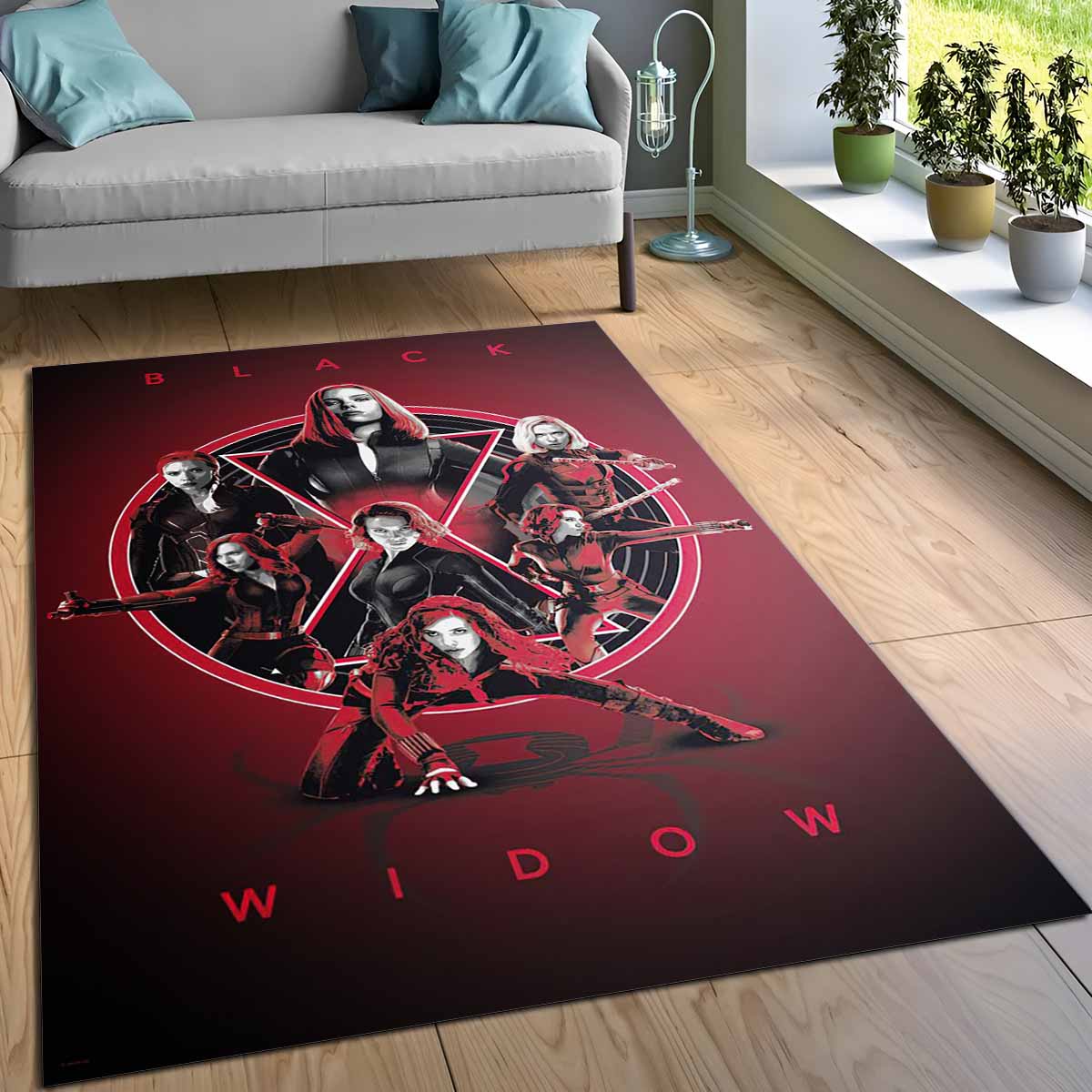 Black Widow Marvel Teppich 3