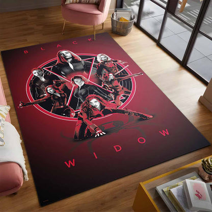 Black Widow Marvel Teppich 2