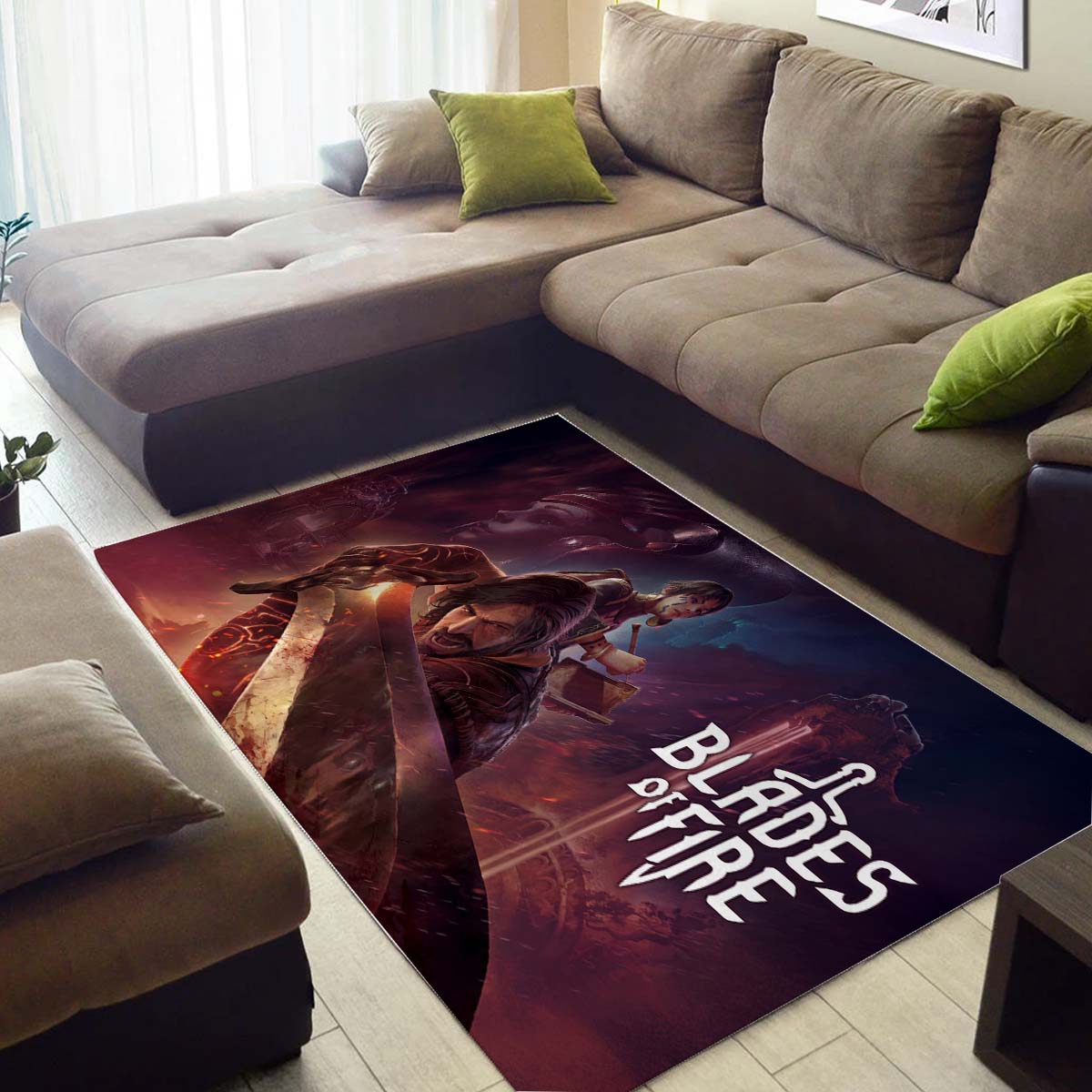 Blades Of Fire Key Teppich 3