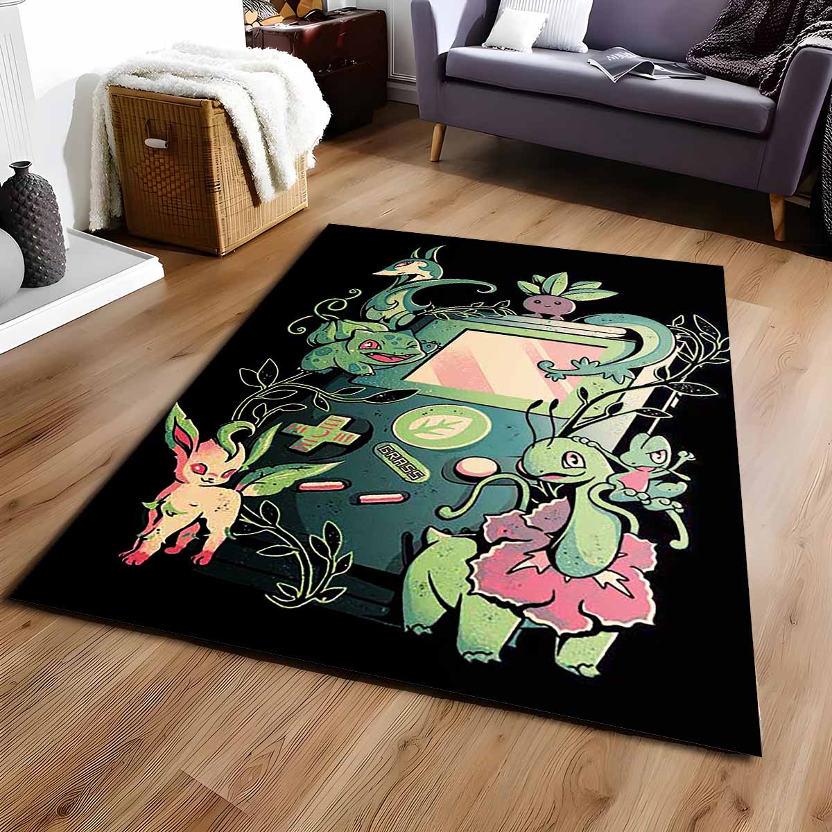 Blatt Pokmon Teppich