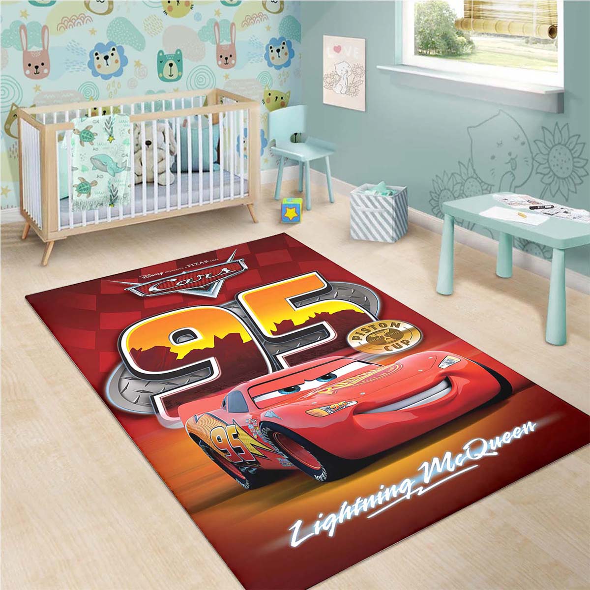 Blitz Mcqueen 95 Autos Teppich 3