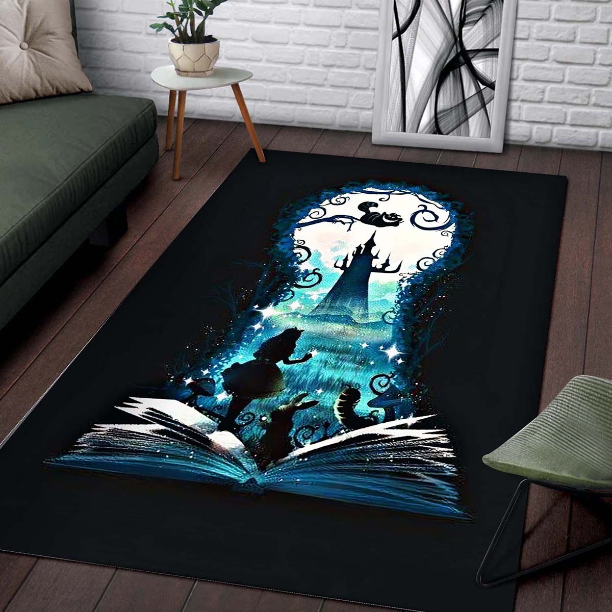 Book Of Wonderland Alice In Wonderland Teppich 2