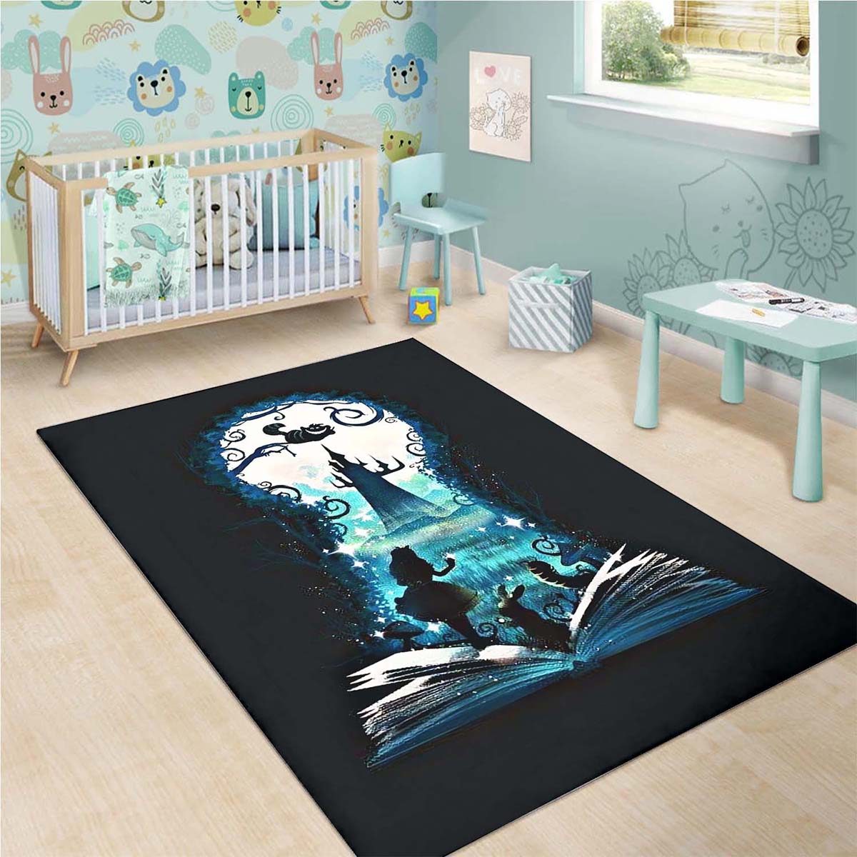 Book Of Wonderland Alice In Wonderland Teppich 3
