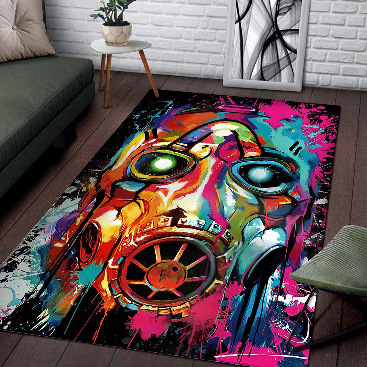 Borderlands Graffiti Gaming Teppich 2