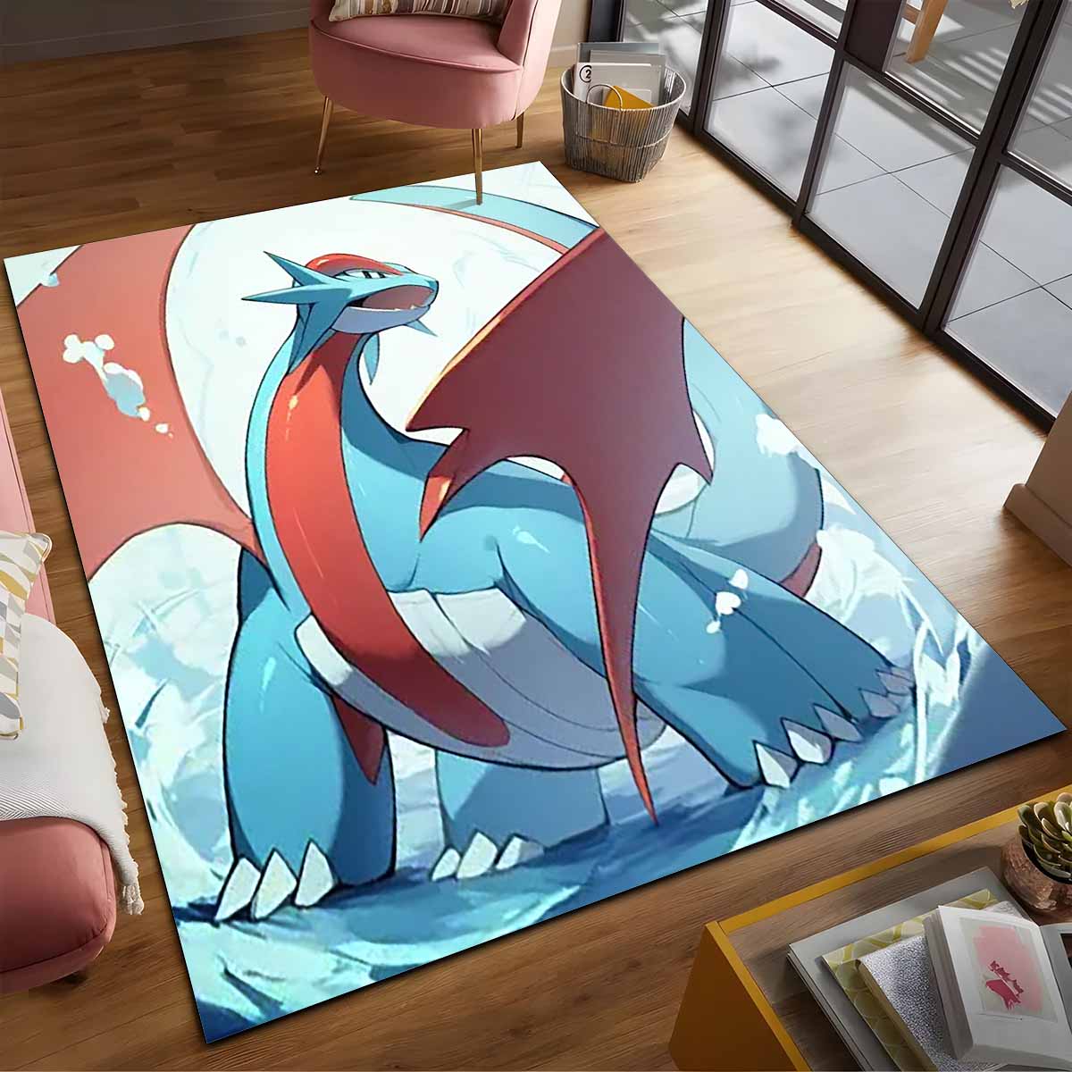 Brutalanda-Pokmon-Salamence-Pokemon-5-Teppich 2