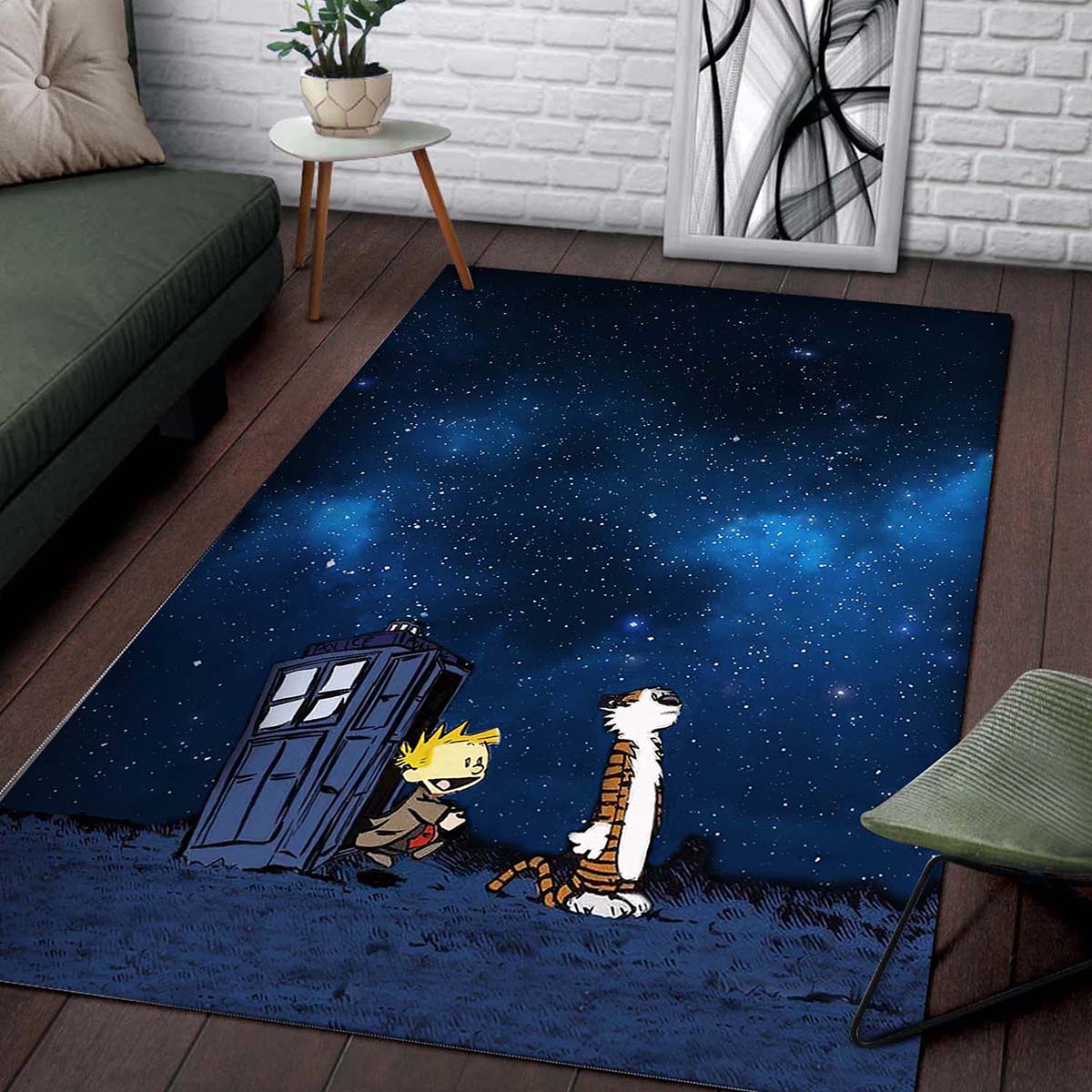 Calvin And Hobbes Doctor Who Teppich 2