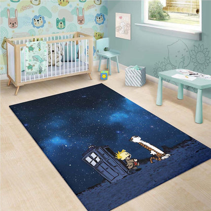Calvin And Hobbes Doctor Who Teppich
