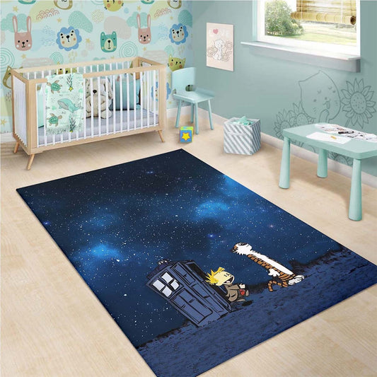 Calvin And Hobbes Doctor Who Teppich