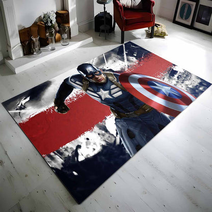 Captain America Marvel 07 Teppich
