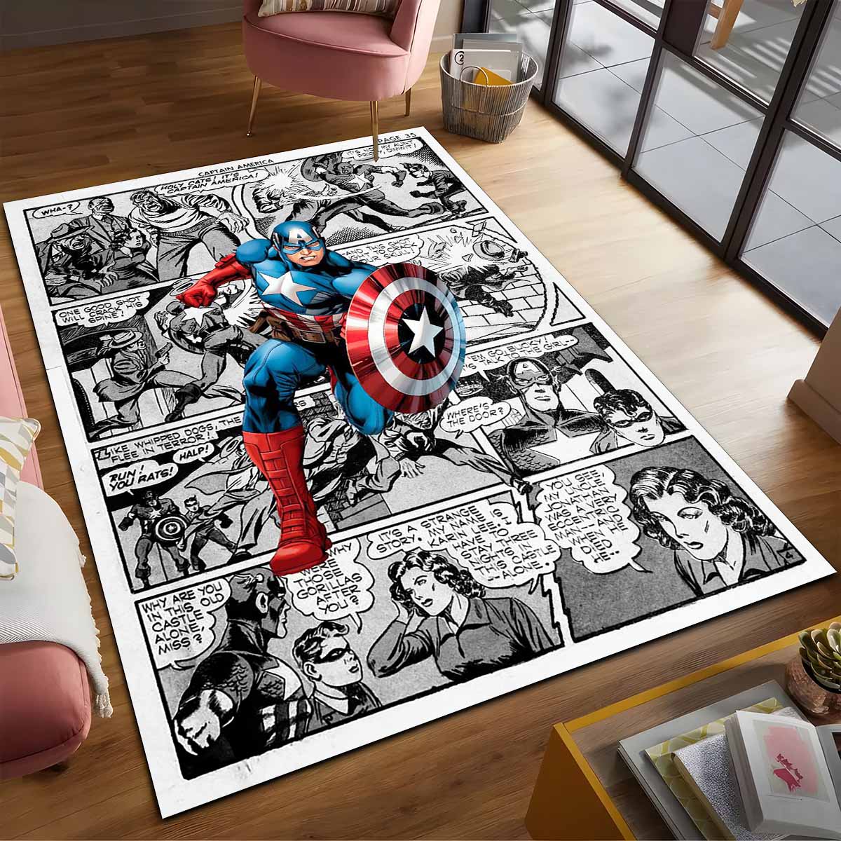 Captain America Marvel 09 Teppich 2