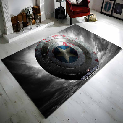 Captain America Schild 2 Teppich