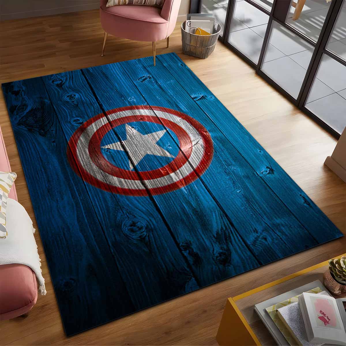 Captain America Schild 3 Teppich 2