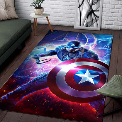 Captain America Superhero Movie Teppich 2