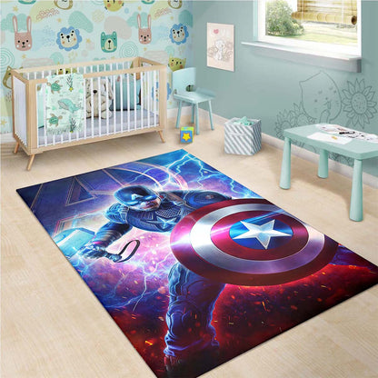 Captain America Superhero Movie Teppich 3