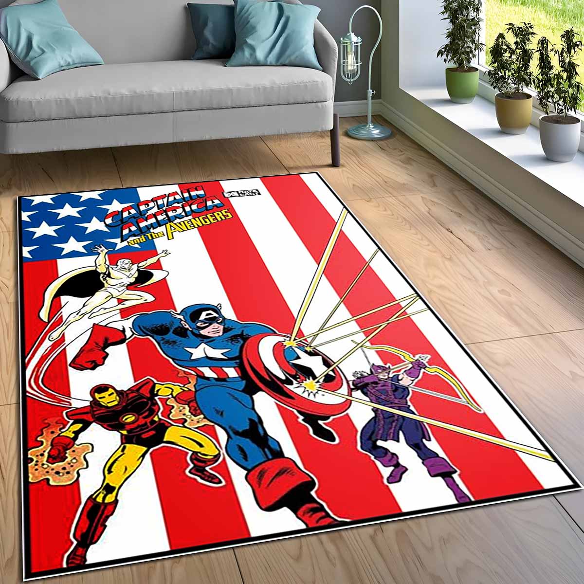 Captain America Und Die Avengers Teppich 3