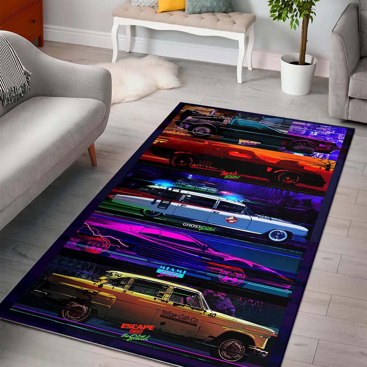 Cars Legends Of The Glitch Teppich 3